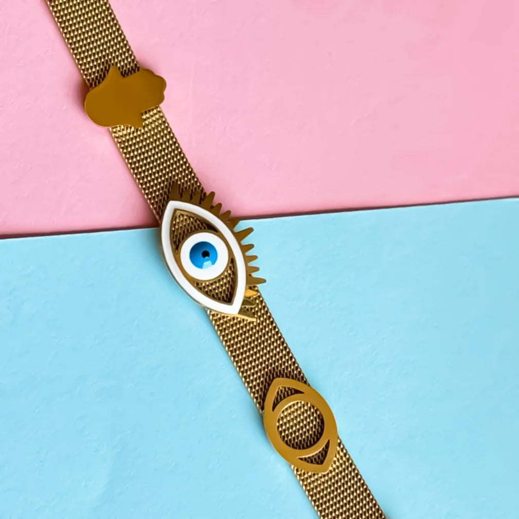 Evil Eye Band Bracelet