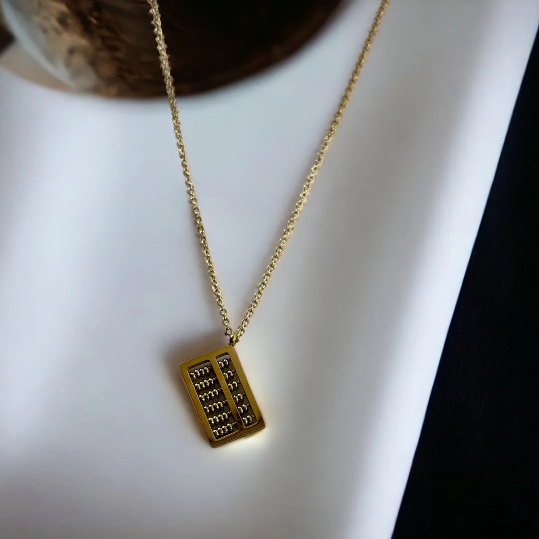 Abacus Pendant Chain