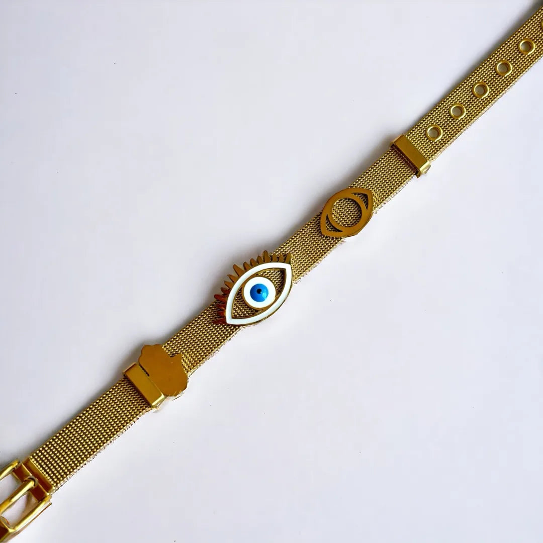 Evil Eye Band Bracelet