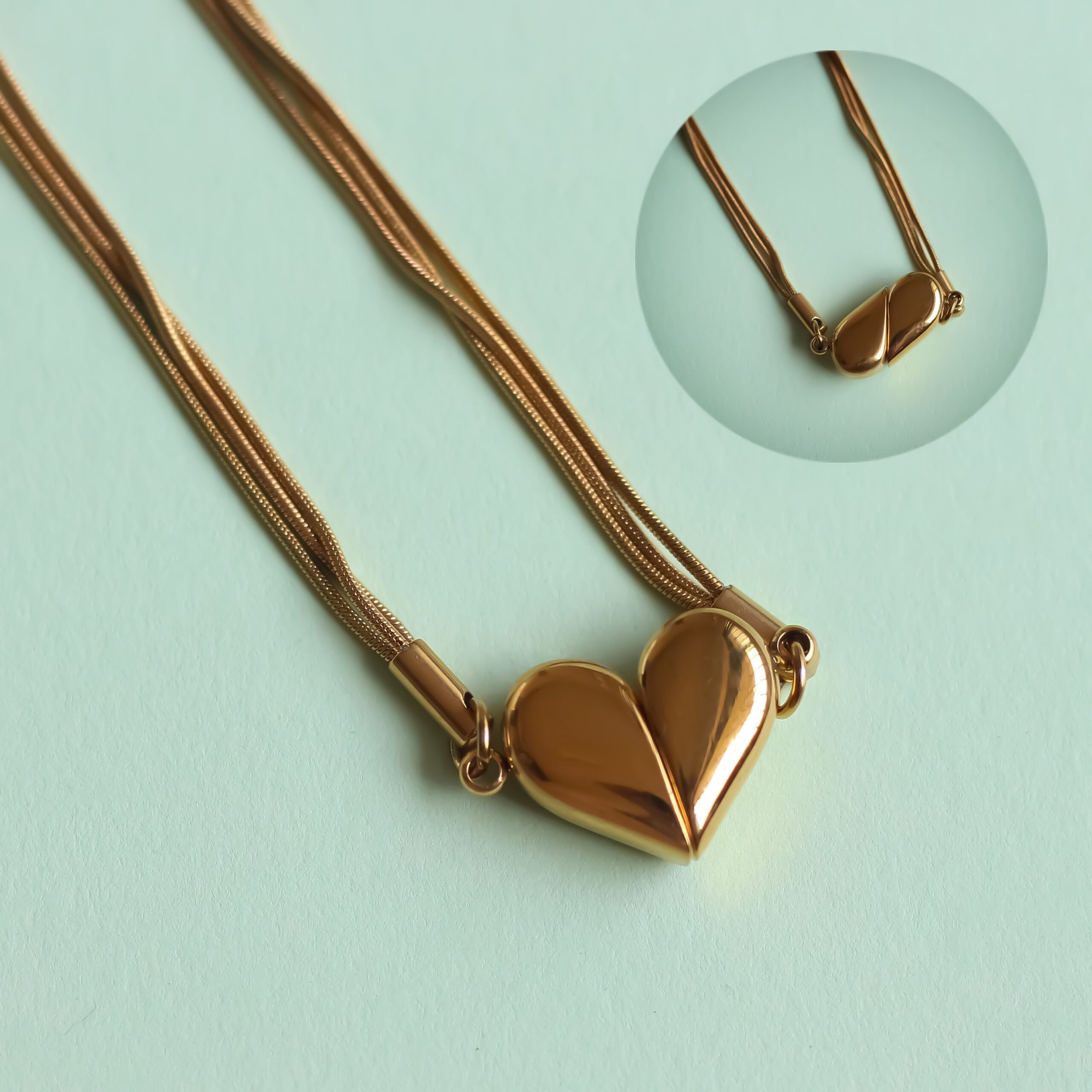 Two-Way Convertible Heart Necklace